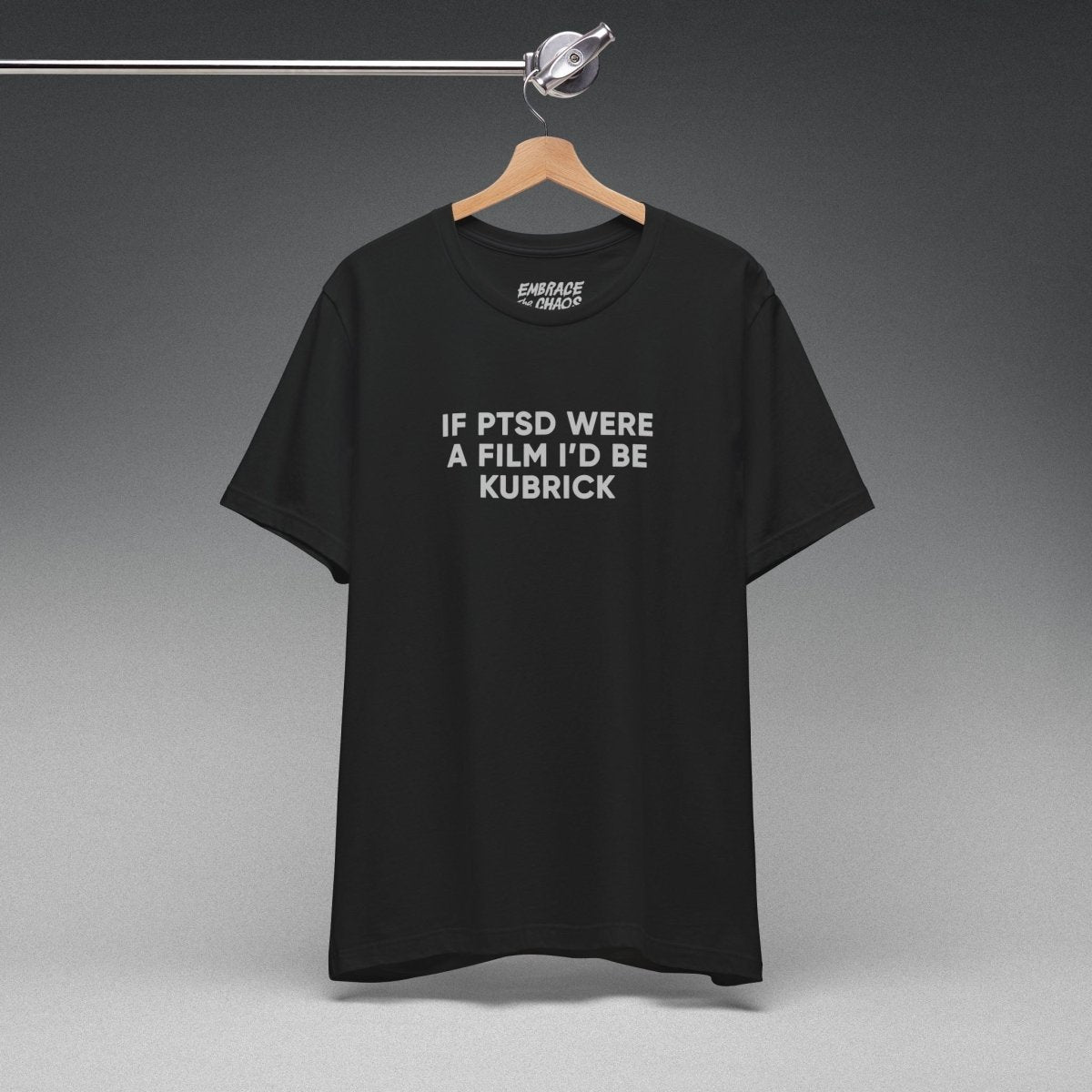 IF PTSD WERE... T - SHIRT XS Vintage Black - Embrace The Chaos mental health humor apparel