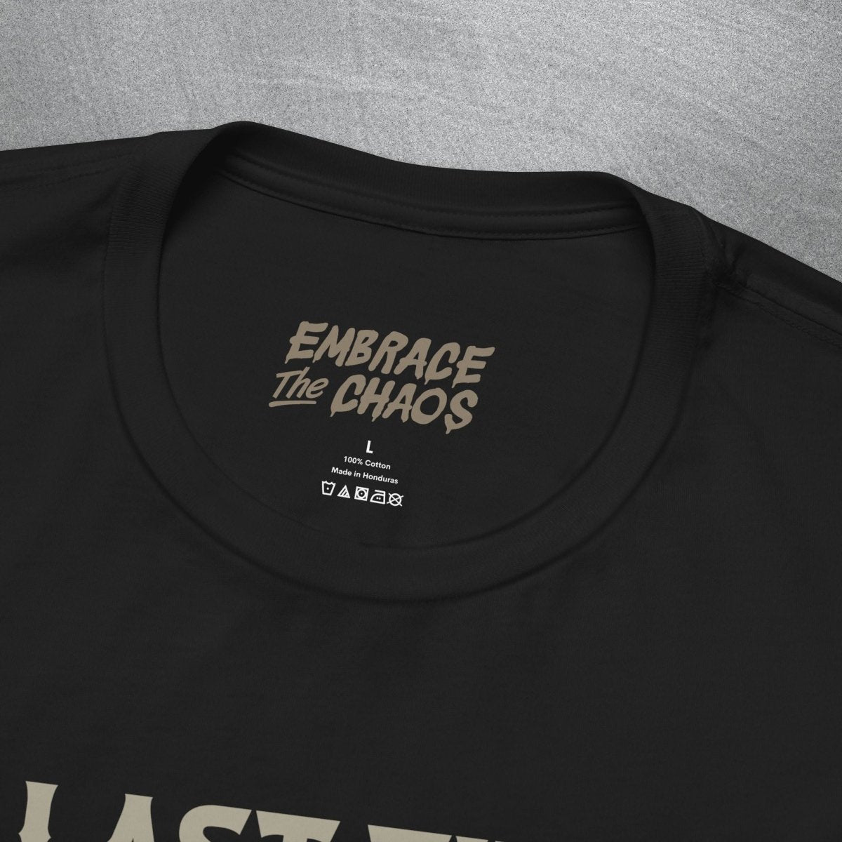 LAST TIME I FELT NORMAL TEE XS Team Navy - Embrace The Chaos mental health humor apparel
