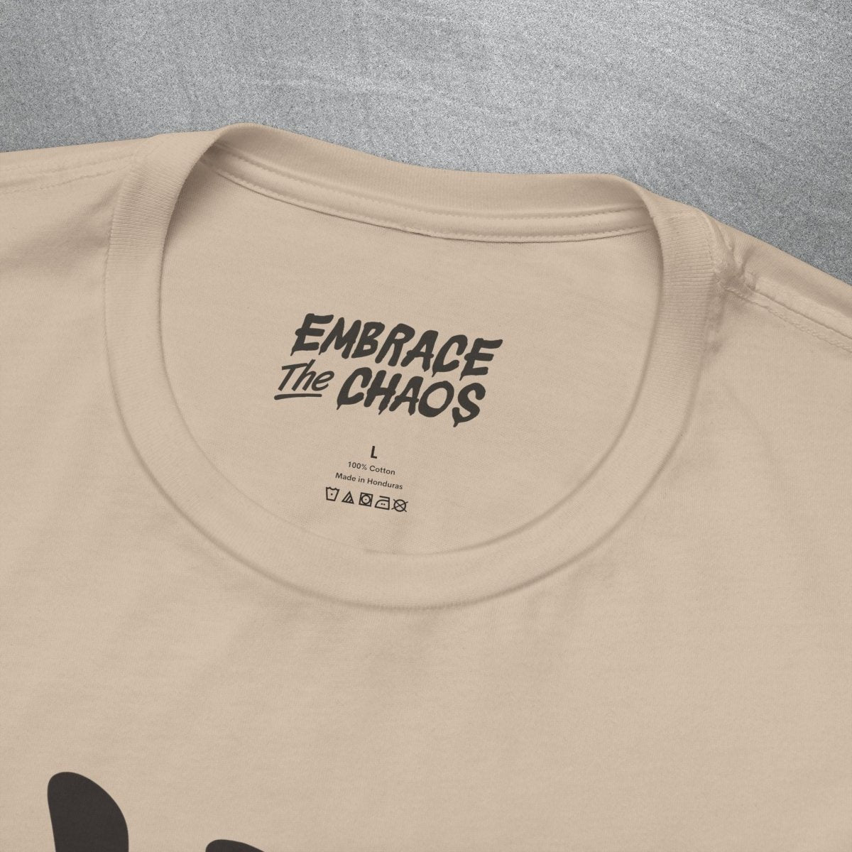 LIVE LAUGH LOSE FOCUS TEE XS Black - Embrace The Chaos mental health humor apparel