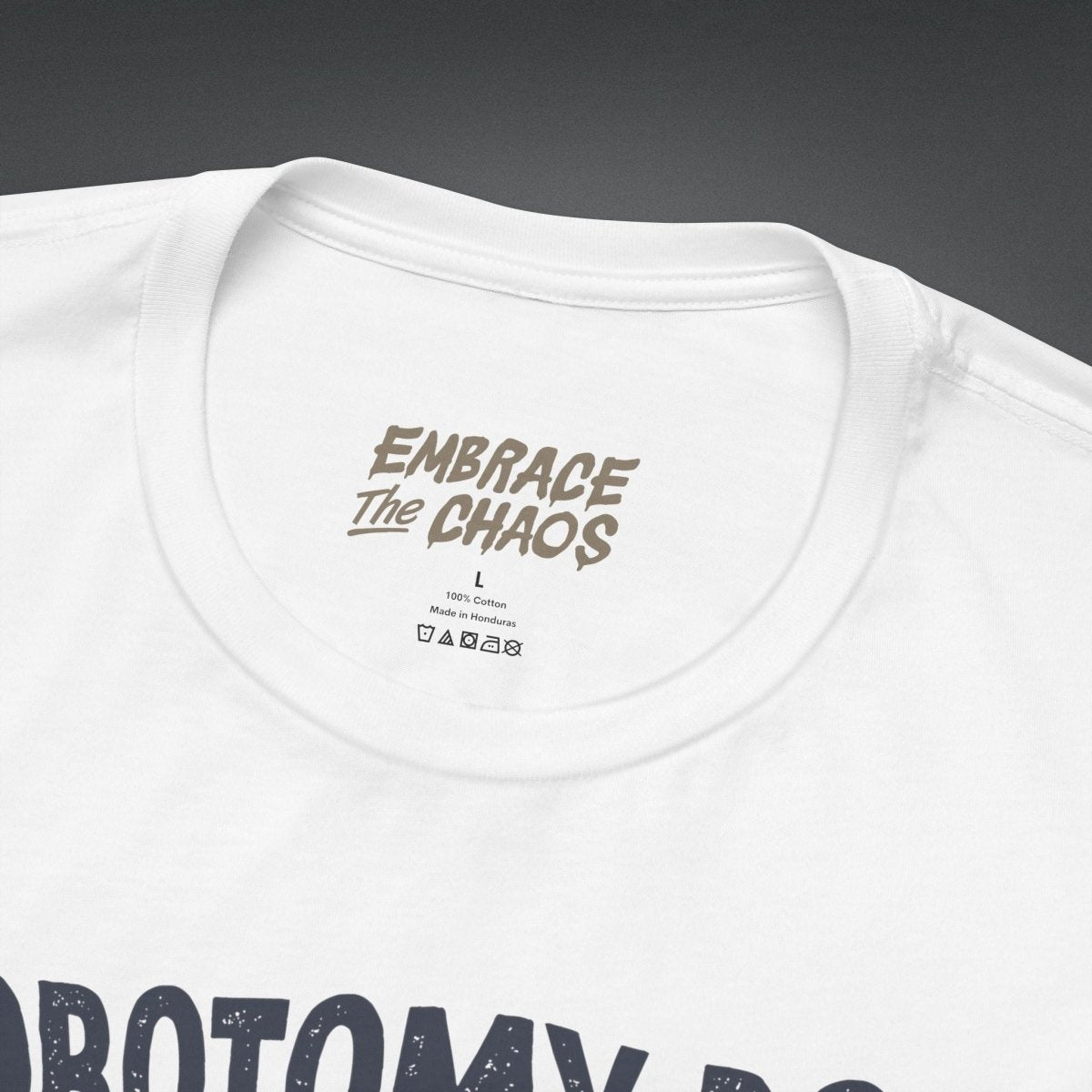LOBOTOMY DOESN'T SOUND SO BAD RN TEE XS Baby Blue - Embrace The Chaos mental health humor apparel
