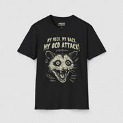 MY NECK MY BACK T - SHIRT Black XS - Embrace The Chaos mental health humor apparel