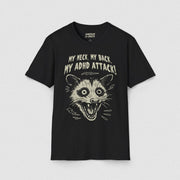 MY NECK MY BACK T - SHIRT Black XS - Embrace The Chaos mental health humor apparel
