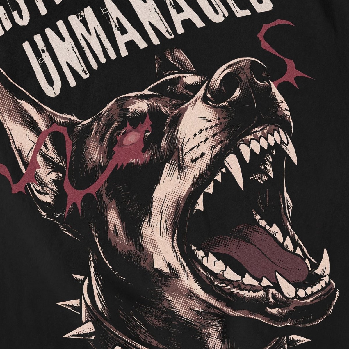 OVERSTIMULATED & UNMANAGED T - SHIRT Black S - Embrace The Chaos mental health humor apparel