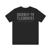 PTSD - AC/DC STYLE TEE XS Black - Embrace The Chaos mental health humor apparel