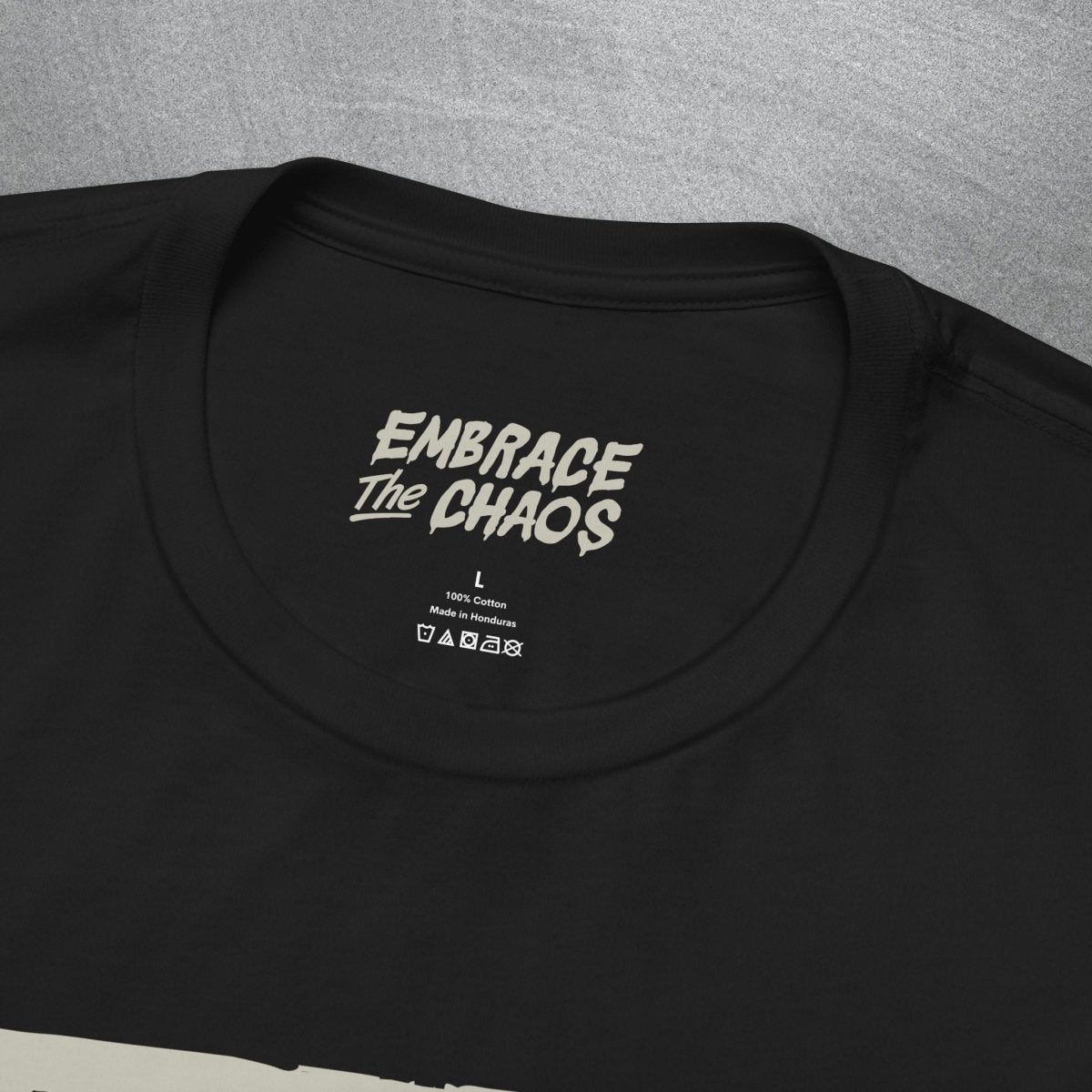 PTSD ✦ HELLO I'M TEE XS Dark Olive - Embrace The Chaos mental health humor apparel