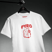 PYROMANIAC T - SHIRT XS White - Embrace The Chaos mental health humor apparel