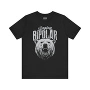 RAGING BIPOLAR TEE XS Black - Embrace The Chaos mental health humor apparel
