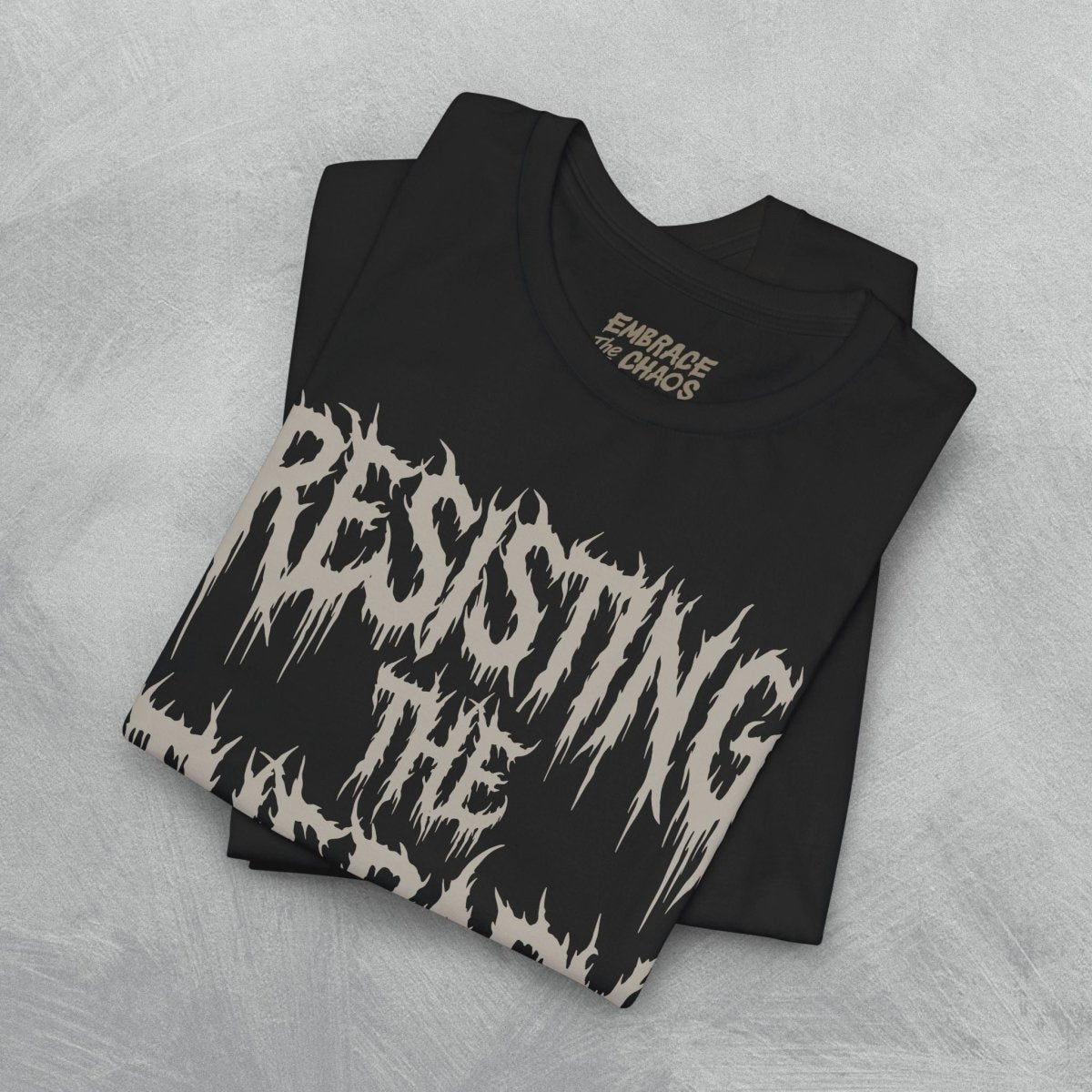RESISTING THE THERAPY T-SHIRT XS Team Purple - Embrace The Chaos mental health humor apparel