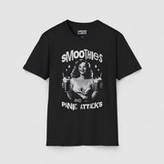 SMOOTHIES & PANIC ATTACKS T - SHIRT Black XS - Embrace The Chaos mental health humor apparel