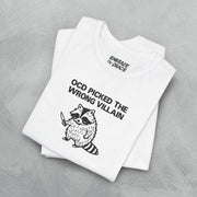 THE WRONG VILLAIN TEE XS White - Embrace The Chaos mental health humor apparel