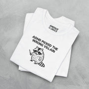 THE WRONG VILLAIN TEE XS White - Embrace The Chaos mental health humor apparel