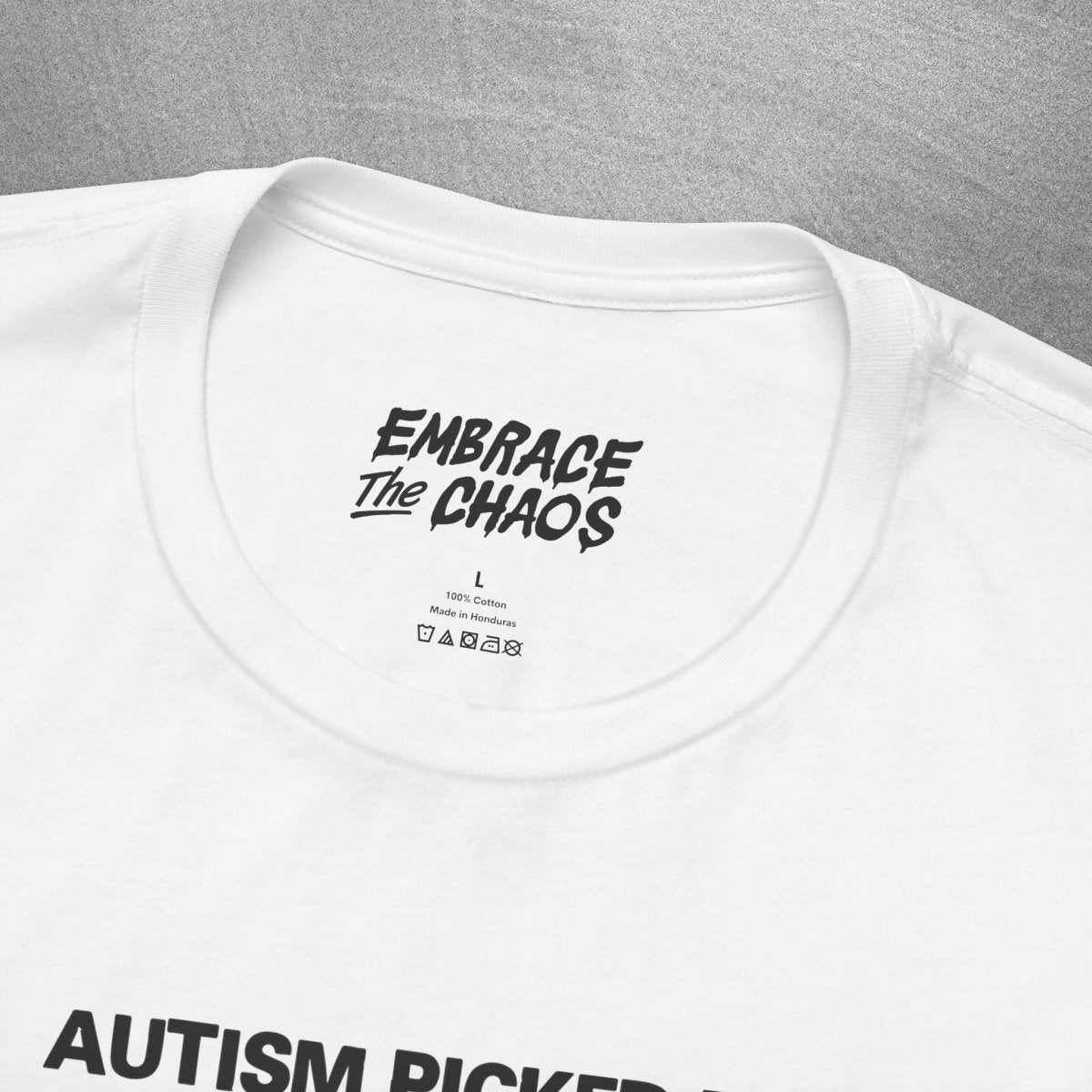 THE WRONG VILLAIN TEE XS Lilac - Embrace The Chaos mental health humor apparel