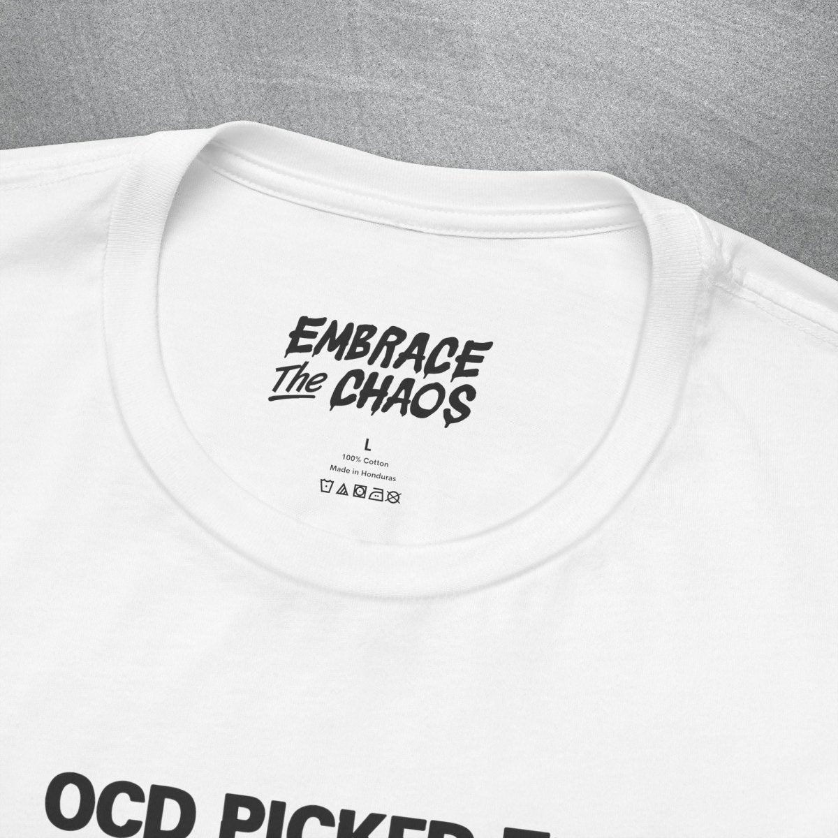 THE WRONG VILLAIN TEE XS Lilac - Embrace The Chaos mental health humor apparel