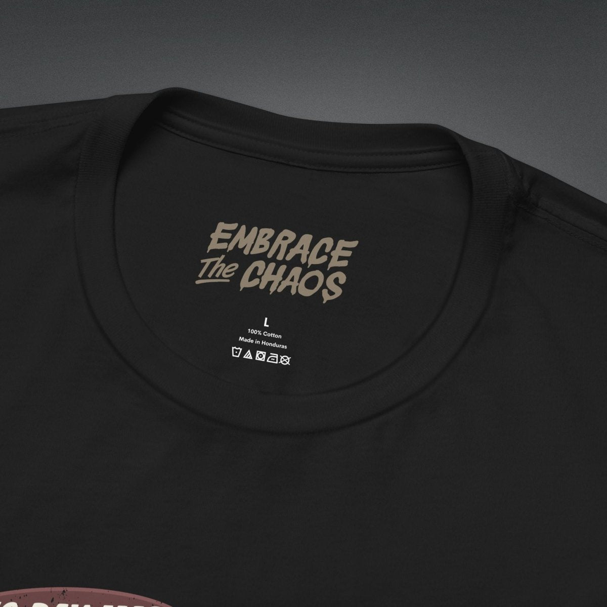 THIS DAY MADE POSSIBLE BY T-SHIRT XS Dark Olive - Embrace The Chaos mental health humor apparel