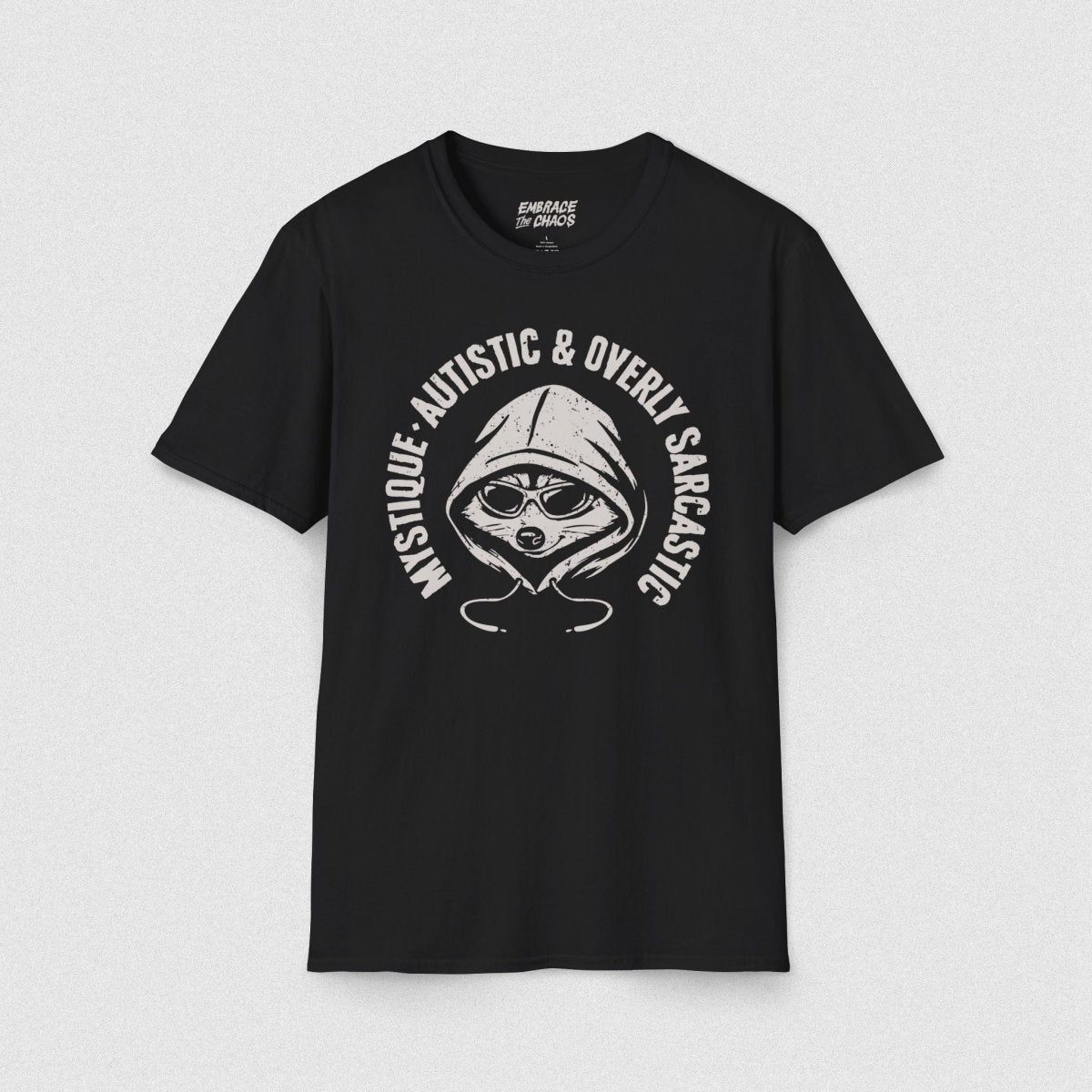 TRIPPLE THREAT T - SHIRT Black XS - Embrace The Chaos mental health humor apparel