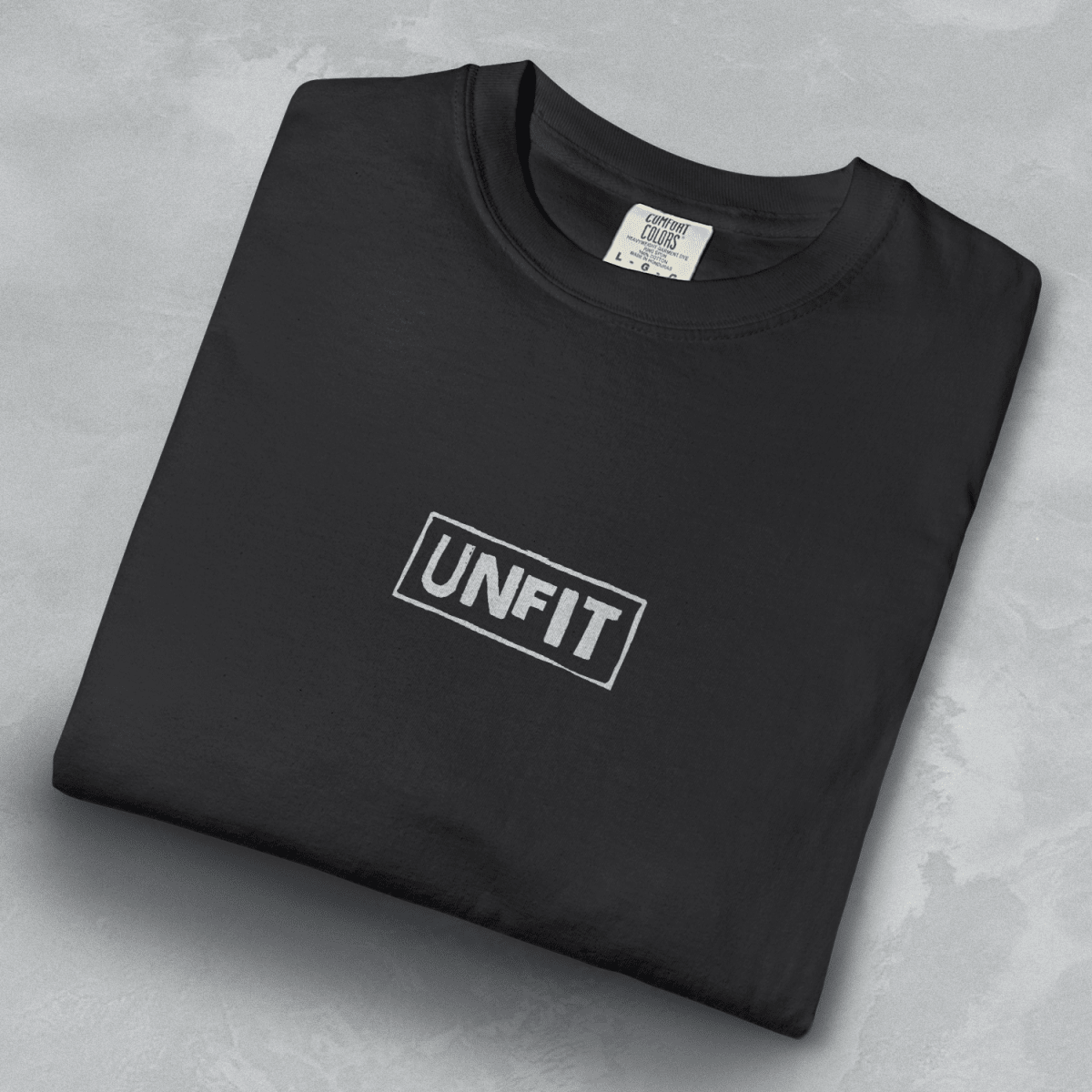UNFIT FOR SOCIETY T - SHIRT Black S - Embrace The Chaos mental health humor apparel