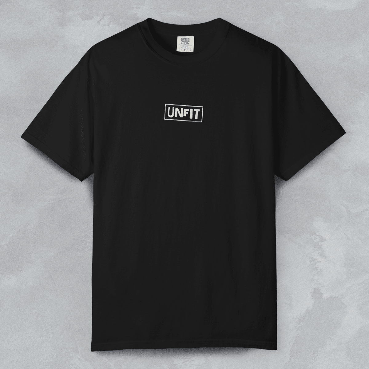 UNFIT FOR SOCIETY T - SHIRT Black S - Embrace The Chaos mental health humor apparel