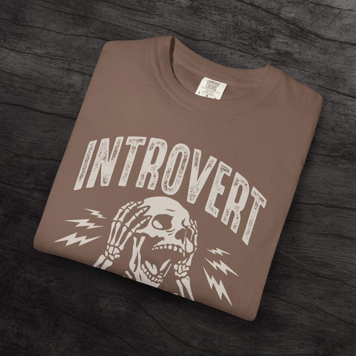 UNHINGED INTROVERT TEE Berry S - Embrace The Chaos mental health humor apparel