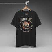 UNHINGED SOCIAL CLUB T - SHIRT XS Black - Embrace The Chaos mental health humor apparel