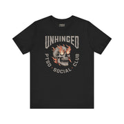 UNHINGED SOCIAL CLUB T-SHIRT XS Black - Embrace The Chaos mental health humor apparel