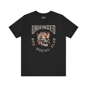 UNHINGED SOCIAL CLUB T-SHIRT XS Black - Embrace The Chaos mental health humor apparel