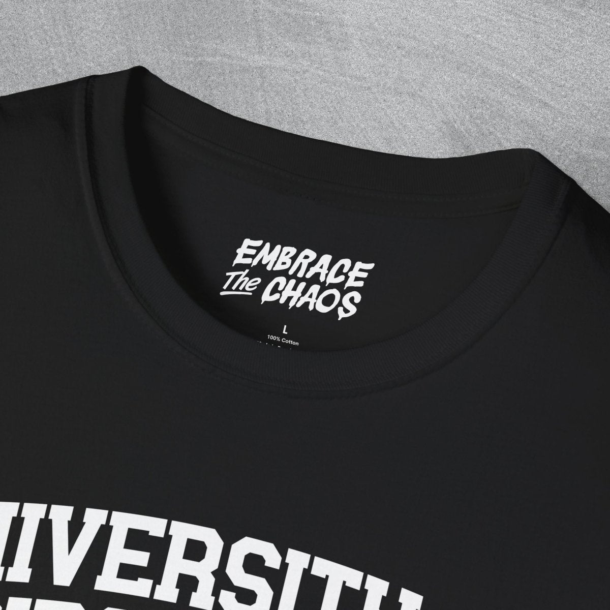 UNIVERSITY OF BIPOLARITY TEE Azalea S - Embrace The Chaos mental health humor apparel