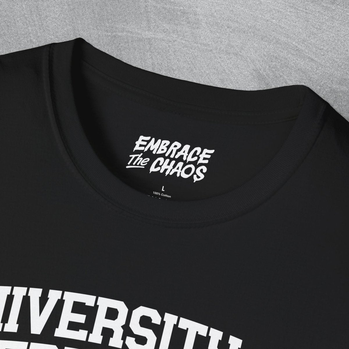 UNIVERSITY OF DEPRESSION TEE Azalea S - Embrace The Chaos mental health humor apparel