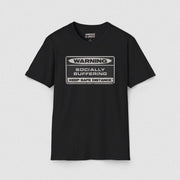 WARNING! T - SHIRT Black XS - Embrace The Chaos mental health humor apparel