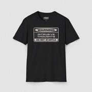 WARNING! T - SHIRT Black XS - Embrace The Chaos mental health humor apparel
