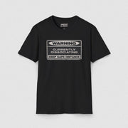 WARNING! T - SHIRT Black XS - Embrace The Chaos mental health humor apparel