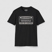 WARNING! T - SHIRT Black XS - Embrace The Chaos mental health humor apparel