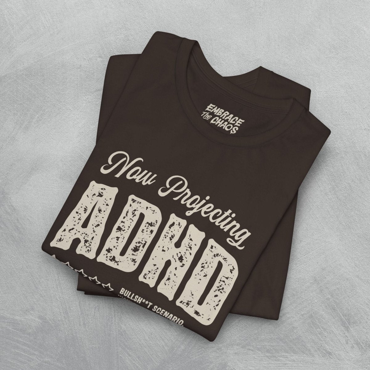 WOULDN'T RECOMMEND IT TEE XS Dark Olive - Embrace The Chaos mental health humor apparel