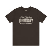 WOULDN'T RECOMMEND IT TEE XS Brown - Embrace The Chaos mental health humor apparel