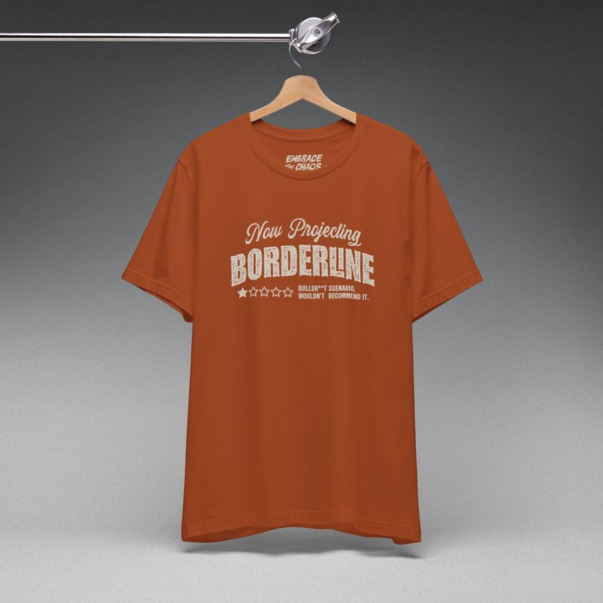 WOULDN'T RECOMMEND IT TEE XS Autumn - Embrace The Chaos mental health humor apparel