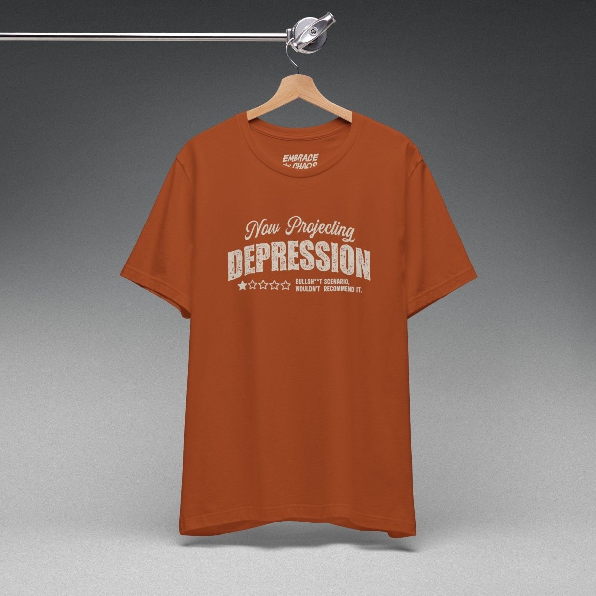 WOULDN'T RECOMMEND IT TEE XS Autumn - Embrace The Chaos mental health humor apparel