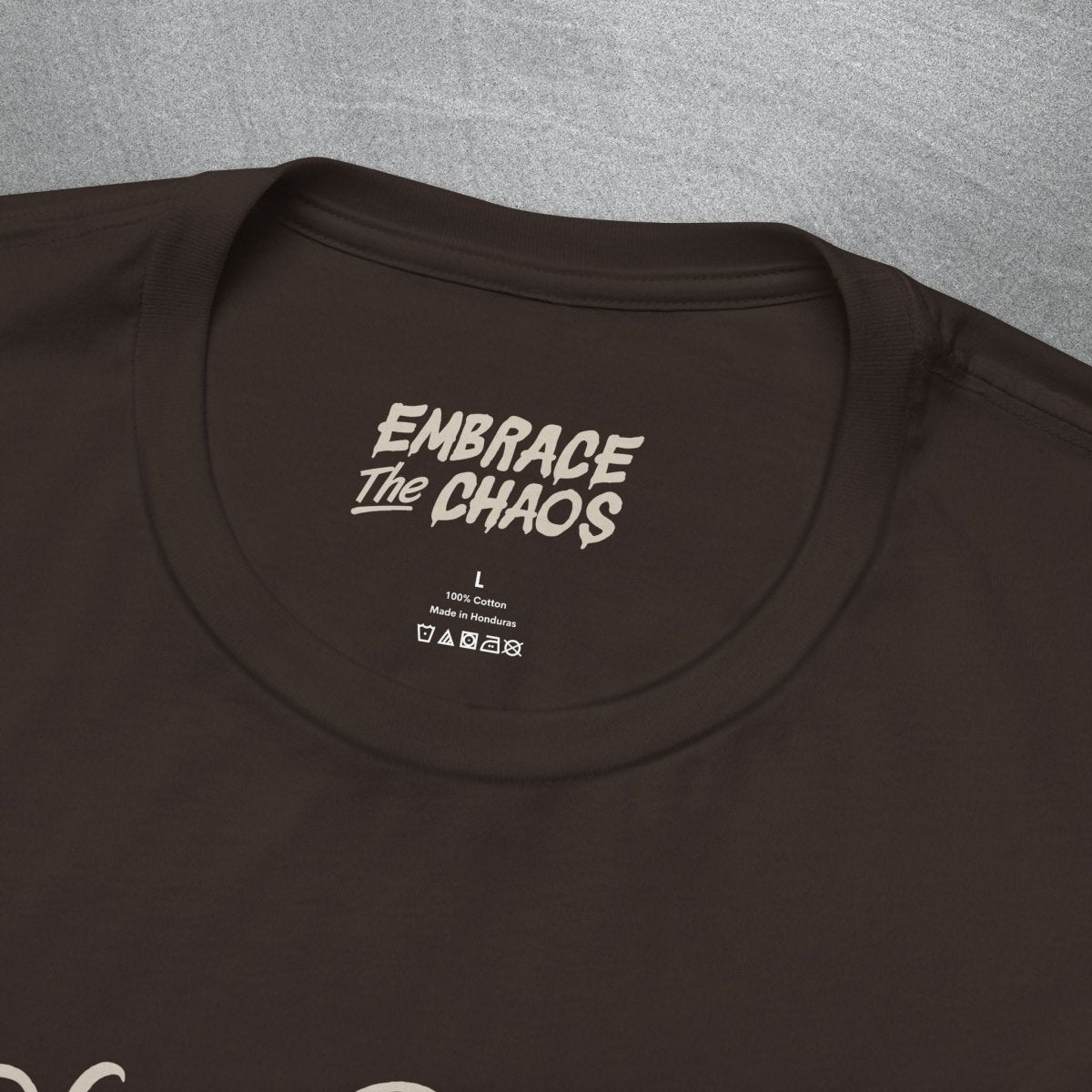 WOULDN'T RECOMMEND IT TEE XS Dark Olive - Embrace The Chaos mental health humor apparel