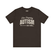 WOULDN'T RECOMMEND IT TEE XS Brown - Embrace The Chaos mental health humor apparel