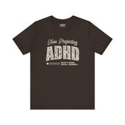WOULDN'T RECOMMEND IT TEE XS Brown - Embrace The Chaos mental health humor apparel