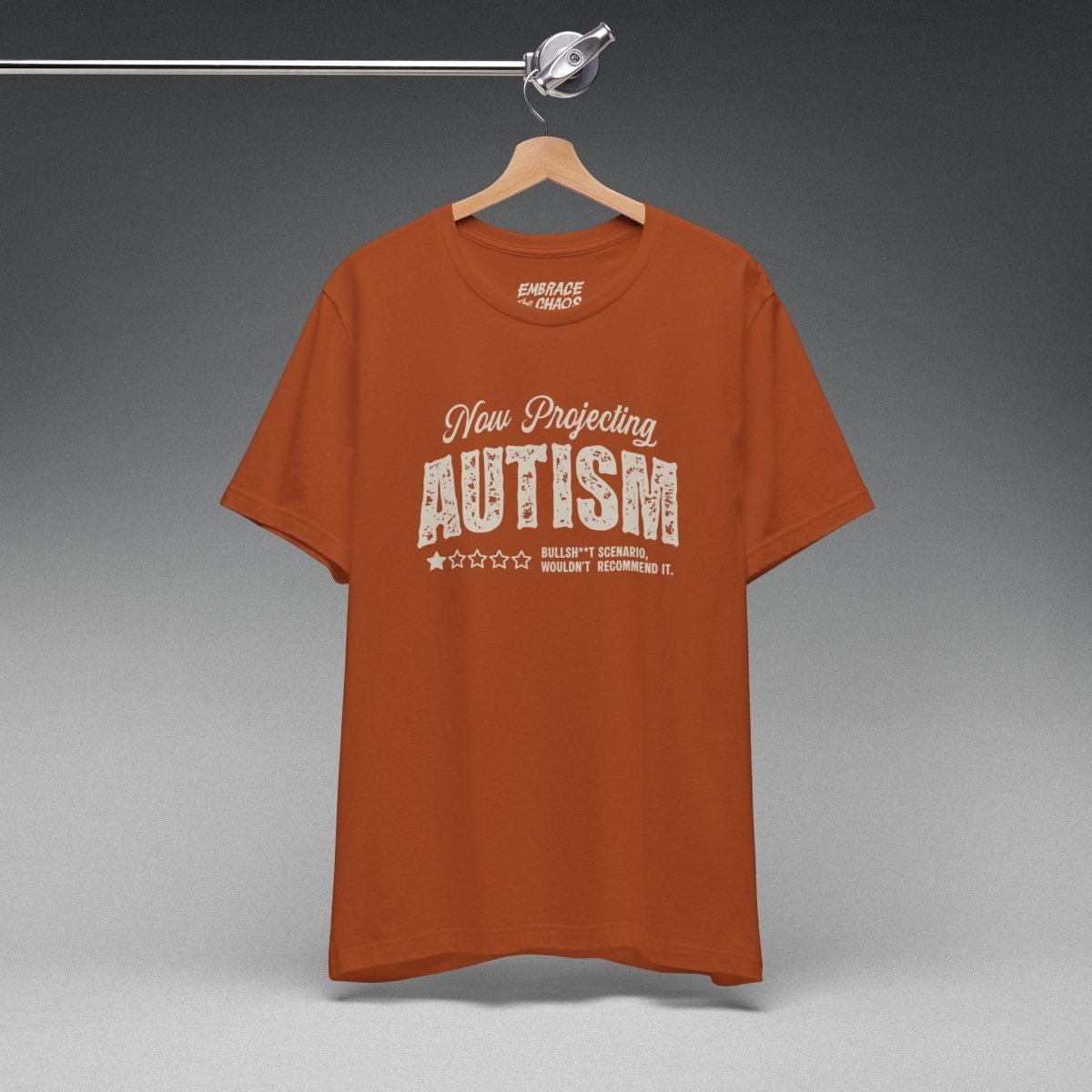 WOULDN'T RECOMMEND IT TEE XS Autumn - Embrace The Chaos mental health humor apparel
