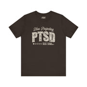 WOULDN'T RECOMMEND IT TEE XS Brown - Embrace The Chaos mental health humor apparel