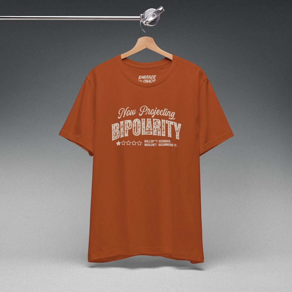 WOULDN'T RECOMMEND IT TEE XS Autumn - Embrace The Chaos mental health humor apparel